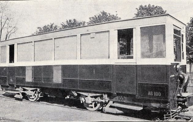 L'automotrice Schneider du réseau de Grande Banlieue