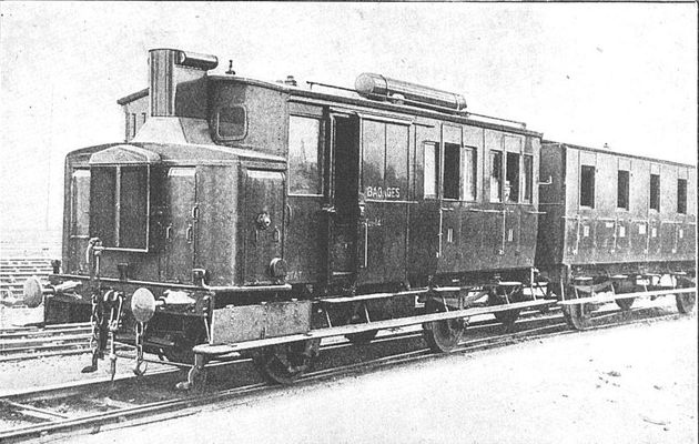 L'autorail de l'Etat construit par Schneider en 1922