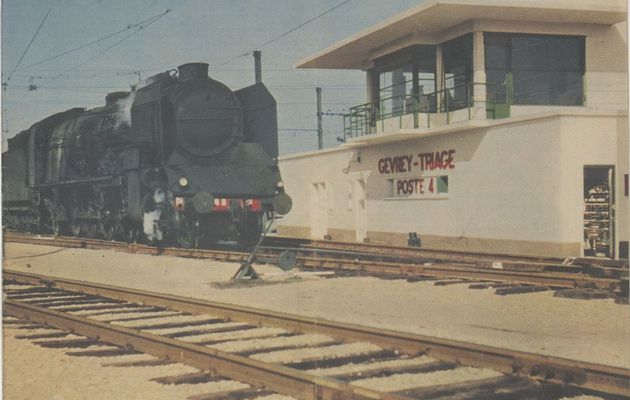 Le triage de Gevrey mis en service en 1951